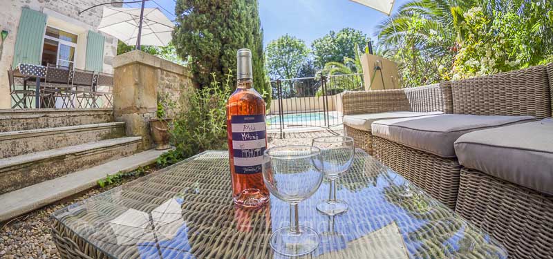 sarah house vacation rental private pool Serignan Occitanie