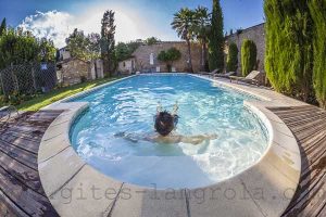 piscine de la suite sérignan